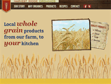 Tablet Screenshot of harvestridgeorganics.com